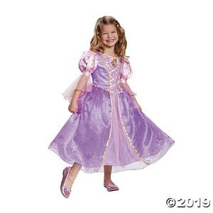 Disney Tangled Rapunzel Costume Girls 5/6 NWOT